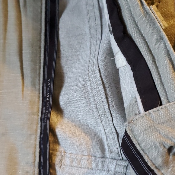 Mens PerryvEllis Linen blend pants. - Picture 5 of 6